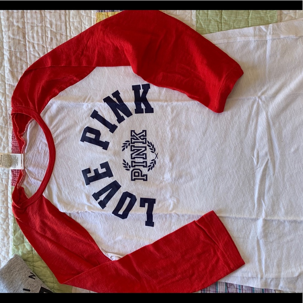 Pink Baseball Tee